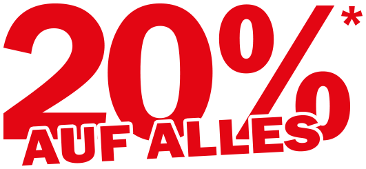 20% auf alles